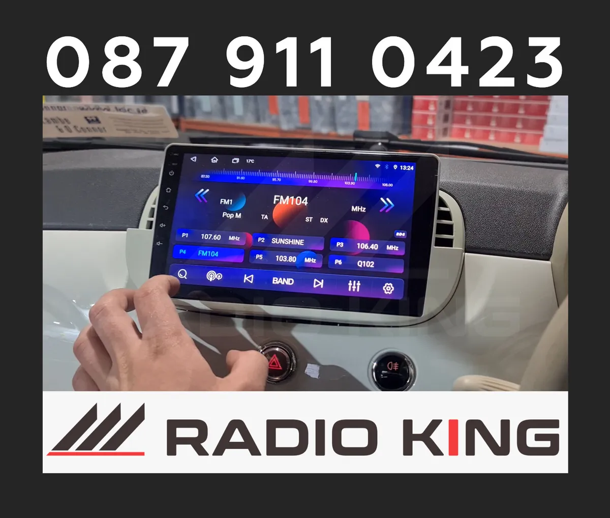 PREMIUM CARPLAY FIAT 500 ANDROID AUTO RADIO - Image 4