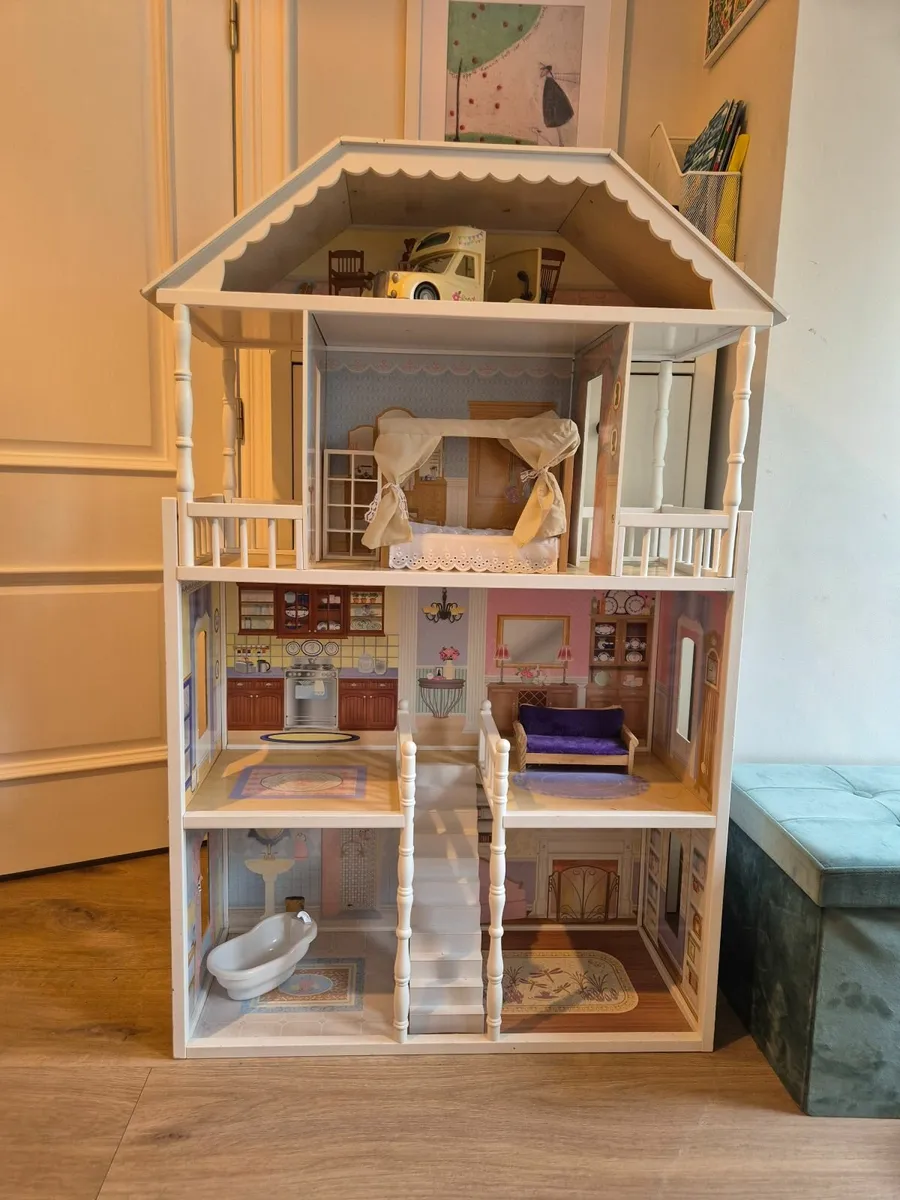 Wooden dolls house