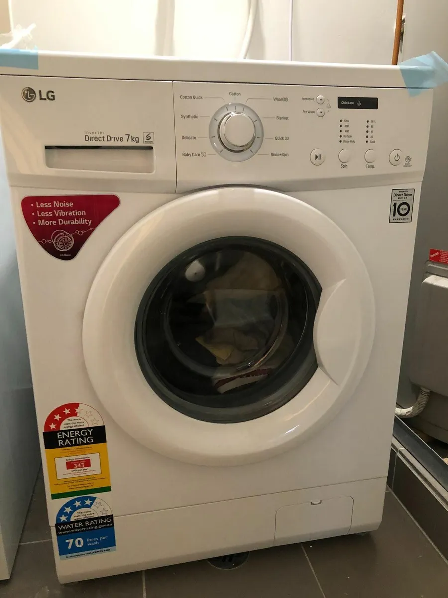Lg washing machine wd1200d sales