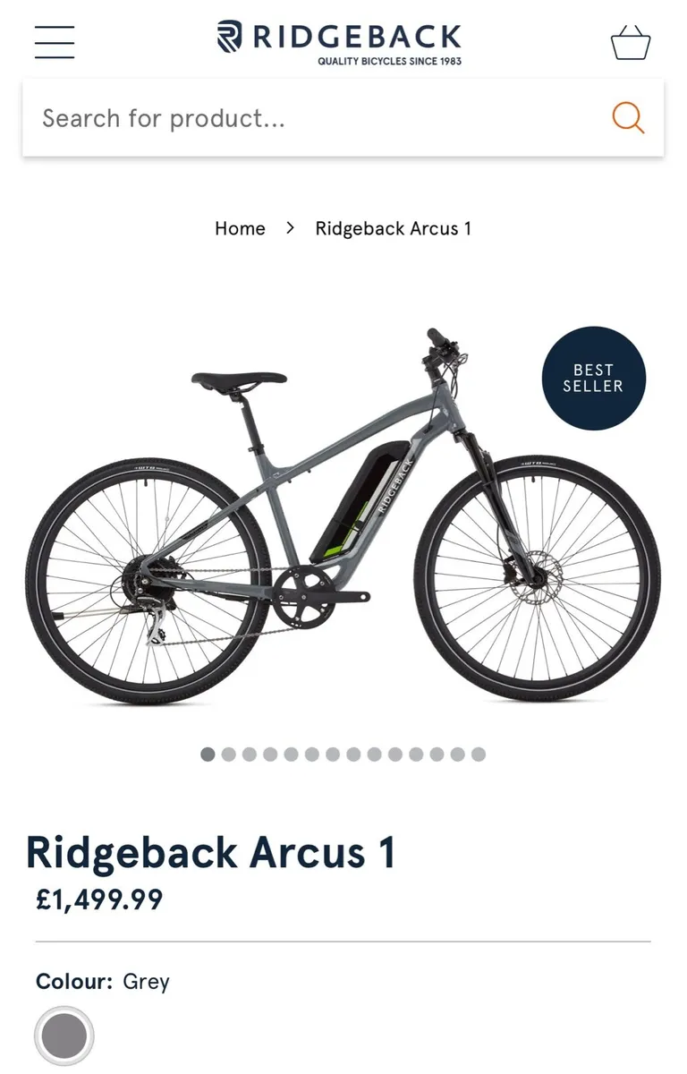 Ridgeback arcus grey 1 hotsell