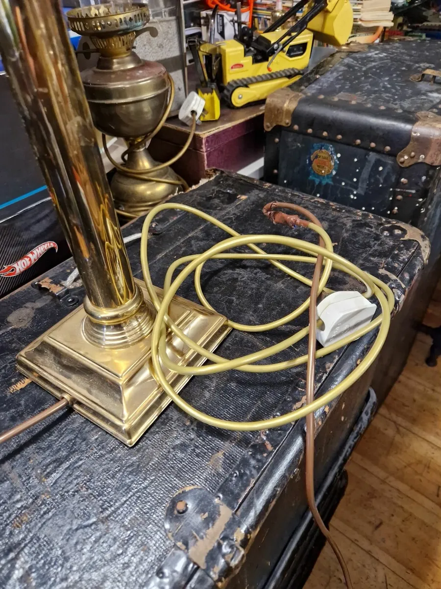Vintage Brass Effect Lamp for sale in Co. Wicklow for €20 on DoneDeal