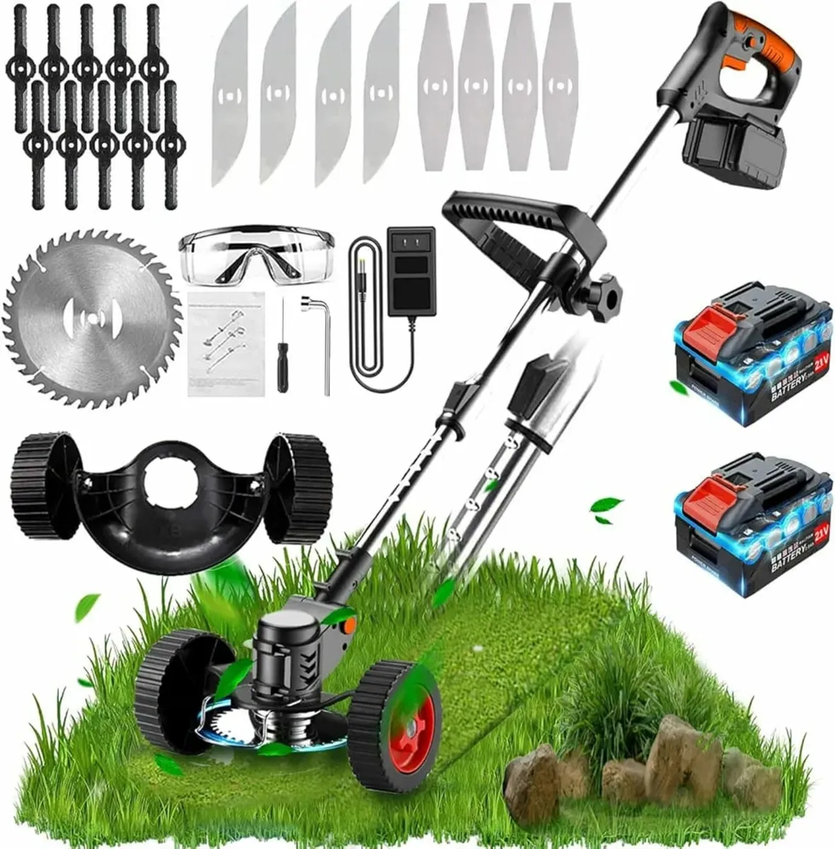 Metal Blade Cordless Strimmer 21v Grass Trimmers W for sale in Co. Dublin for 175 on DoneDeal