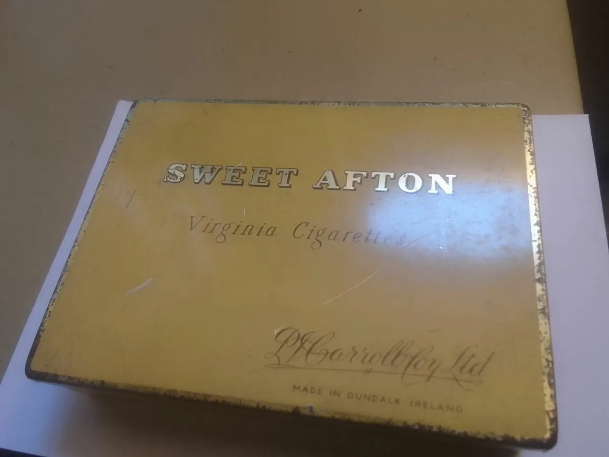 VINTAGE PJ CARROLL'S SWEET AFTON TIN for sale in Co. Louth for €20 on