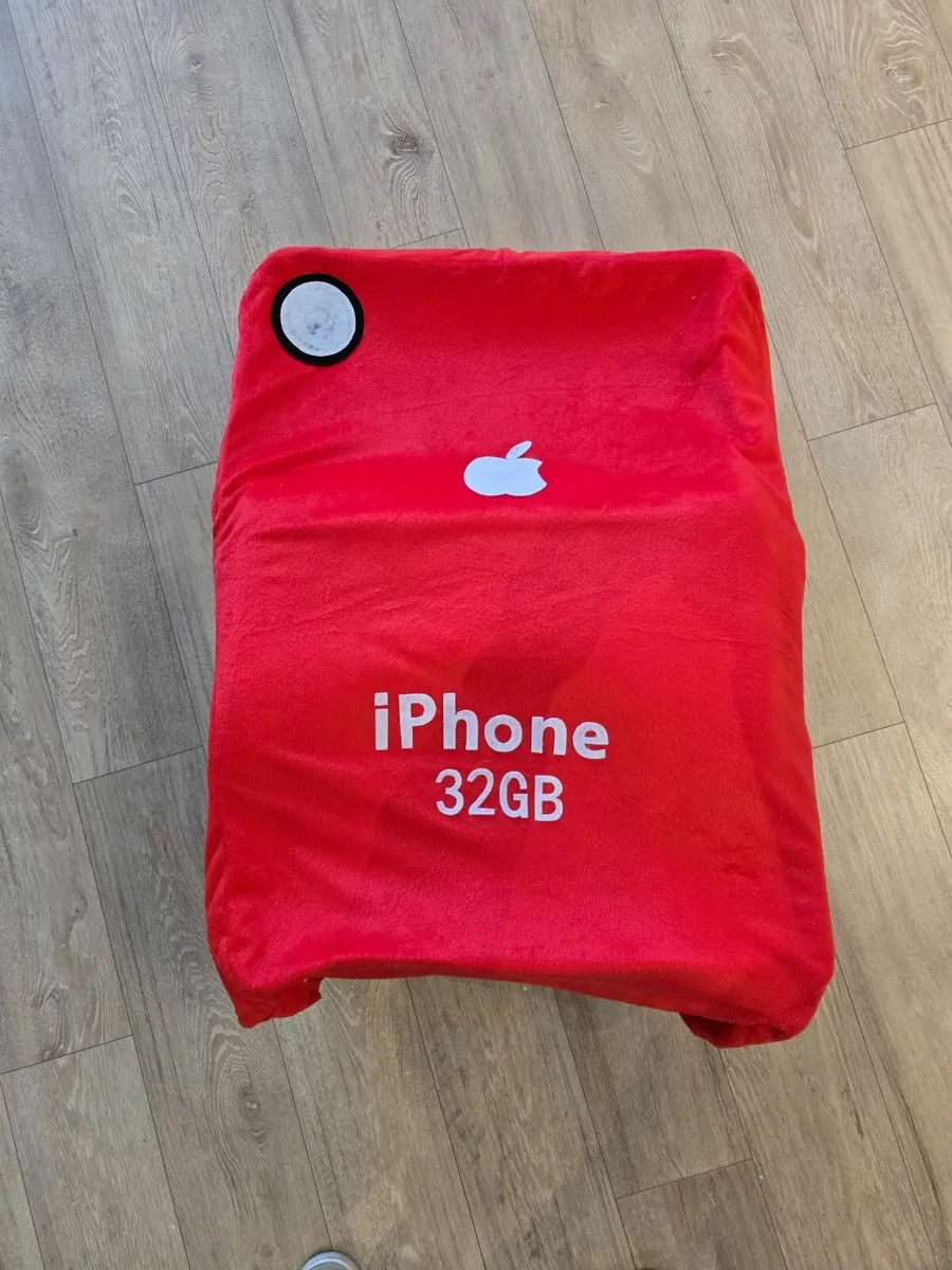 Red Apple Phone Mascot Costume - Image 4