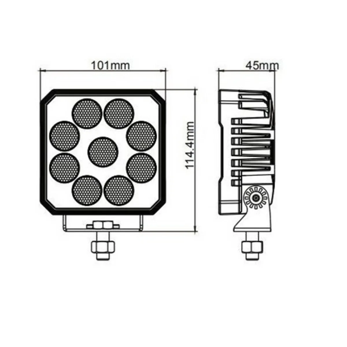 LED Work Light – 54W, 5200lm - Image 4