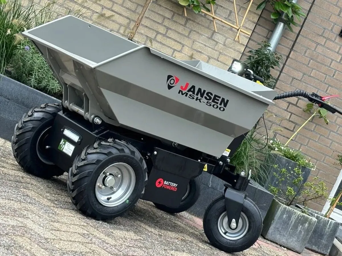 Jansen 500kg Electric dumper. 2yr warranty. - Image 1