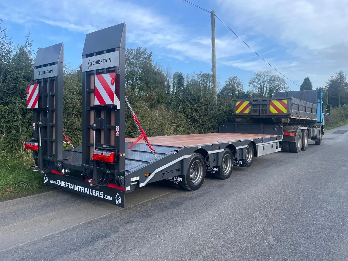 Chieftain 3 axle commercial drawbar low loader - Image 2