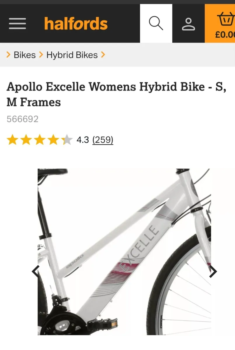 17" Apollo Excelle ladies Hybrid bike - Image 2