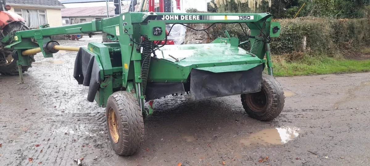 John Deere 1350 eight foot conditioner mower - Image 2