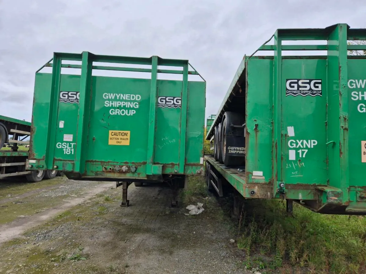 3  flat trailers bpw drum brakes - Image 3