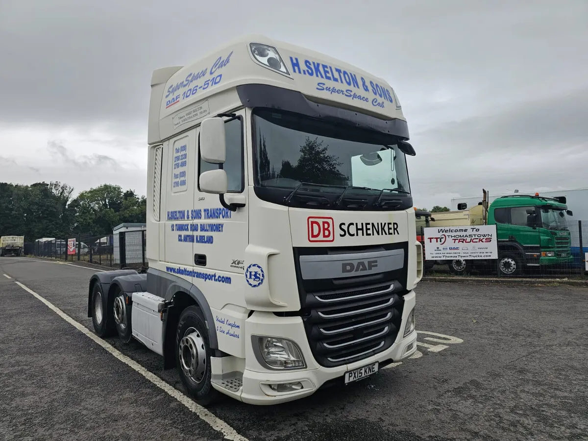 2015 DAF XF 510, Euro 6,  Superspace 6X2 T/Unit - Image 1