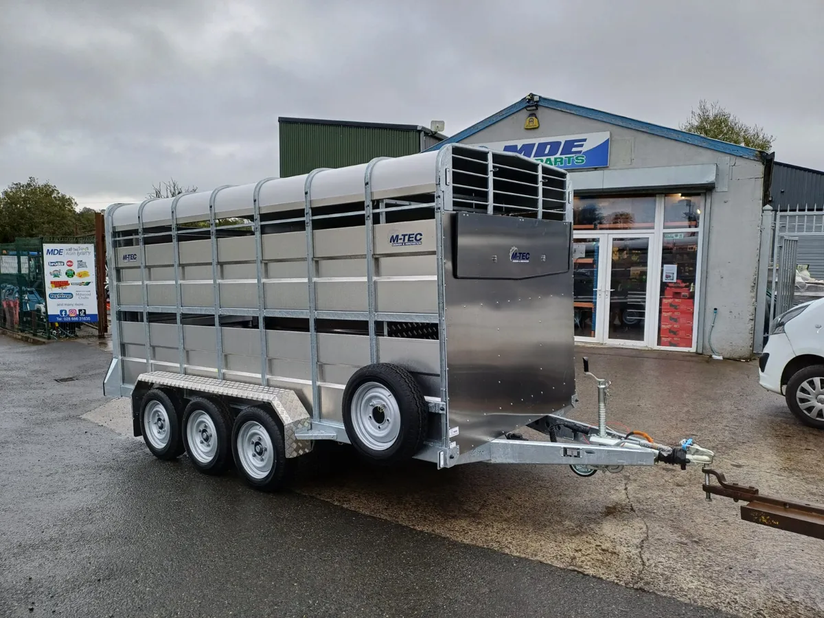 New 14ft Mtec Cattle Trailer - Image 1