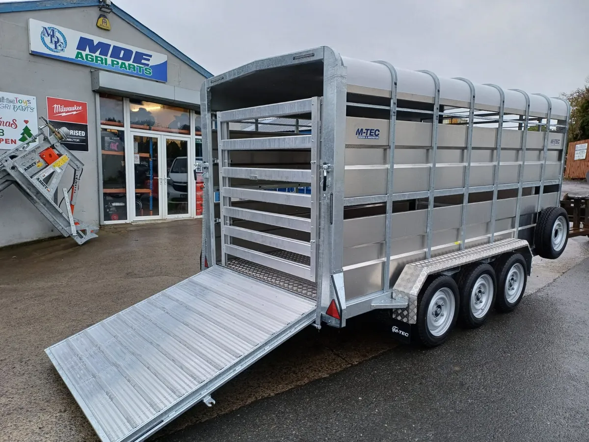 New 14ft Mtec Cattle Trailer - Image 2