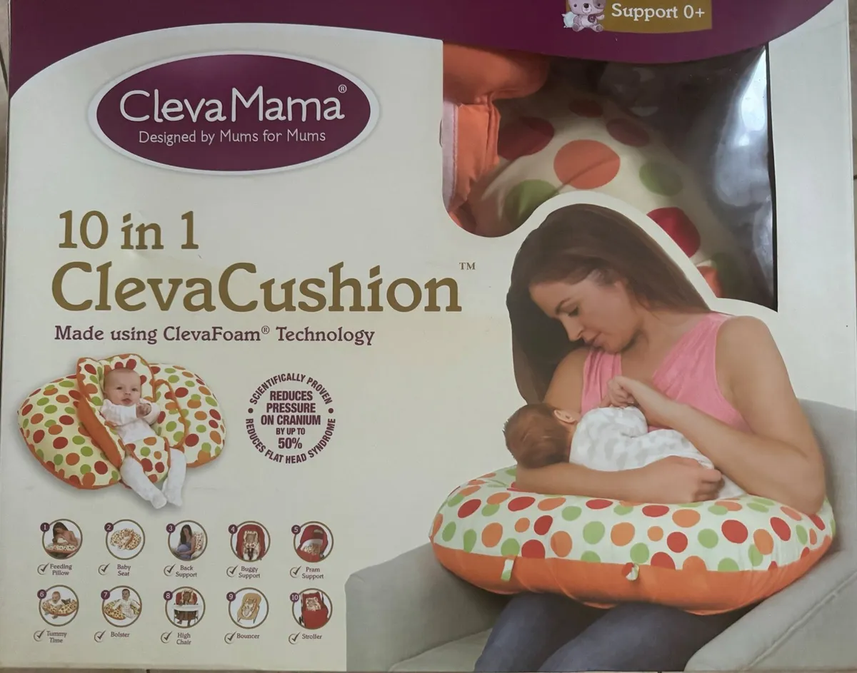 Clevamama 10 in 1 Feeding Cushion for sale in Co. Limerick for 30 on DoneDeal