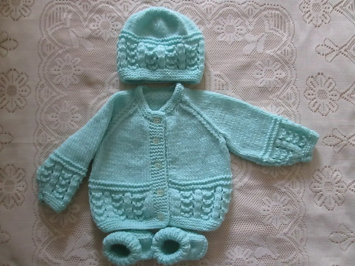 Hand knitted newborn cardigans hotsell