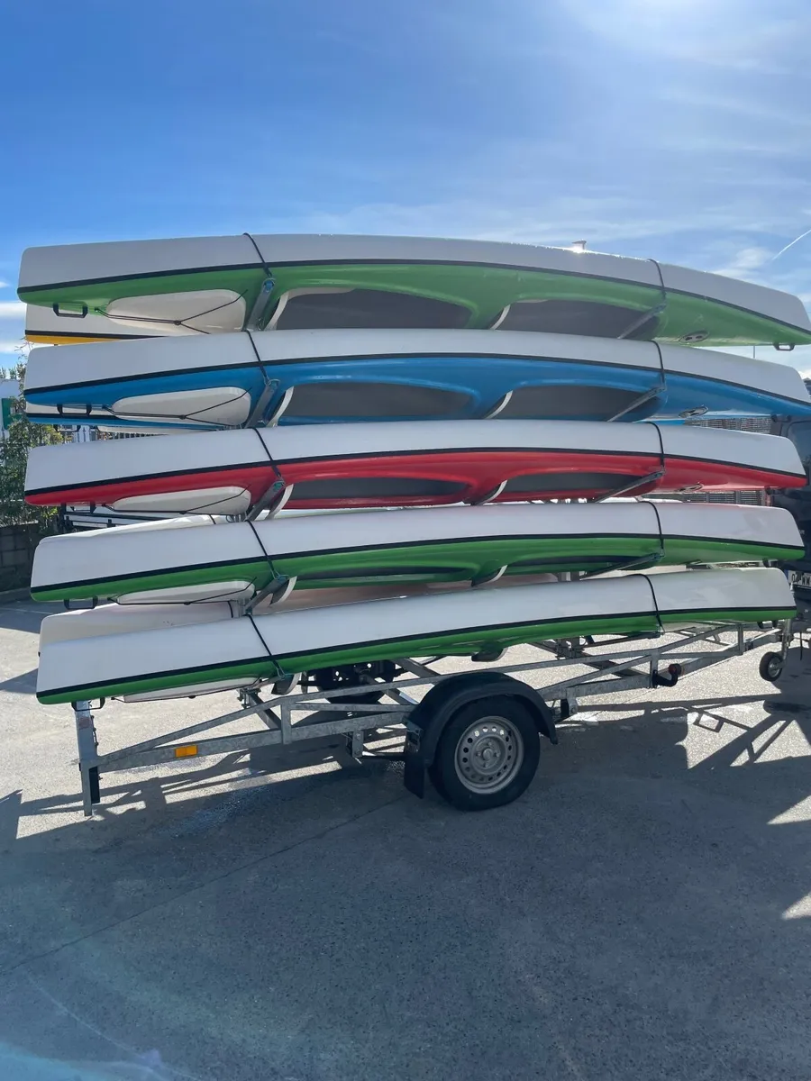 New double Kayaks on trailer for sale - Image 4