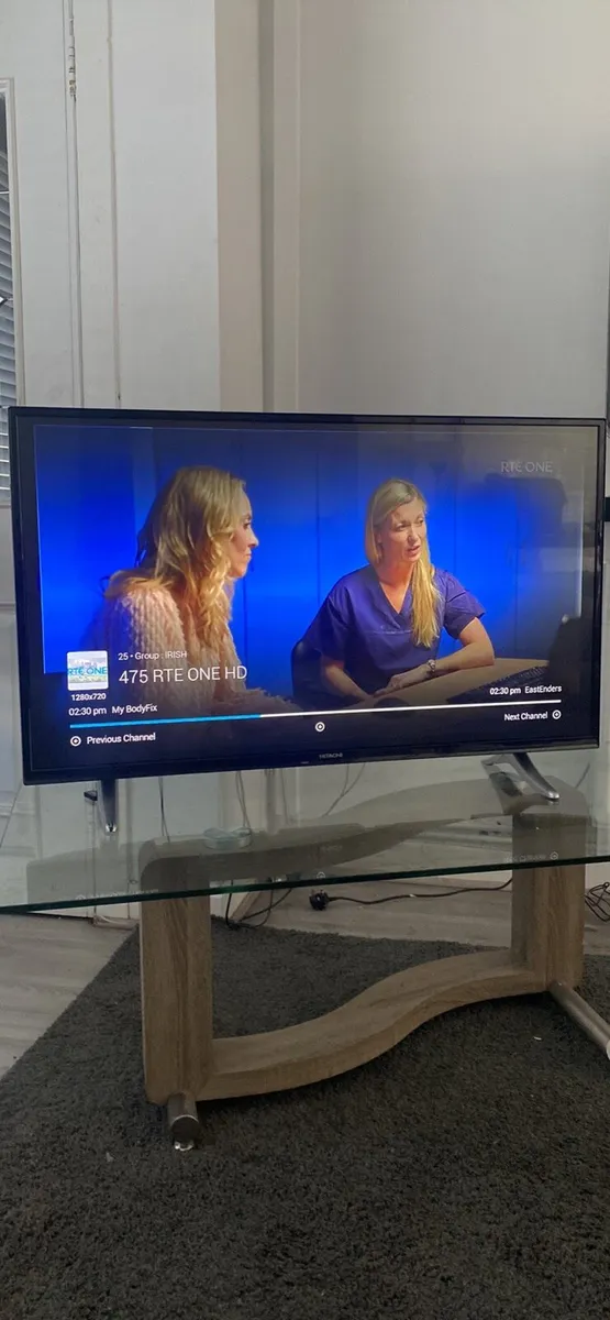 Hitachi 43” HDTv with remote and stand. for sale in Co. Dublin for €