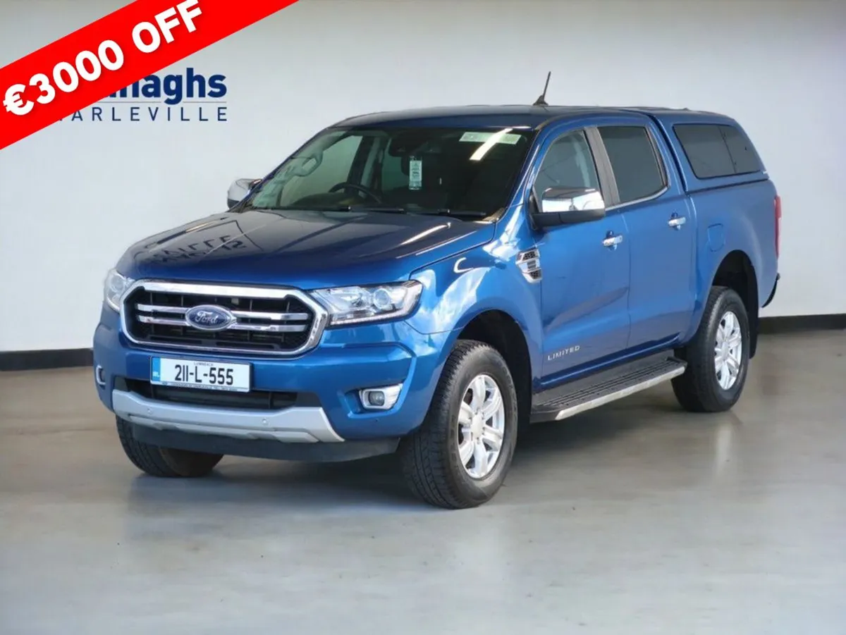 Ford Ranger D/CAB LIMITED 2L 170PS M6 4DR w/Canopy - Image 1