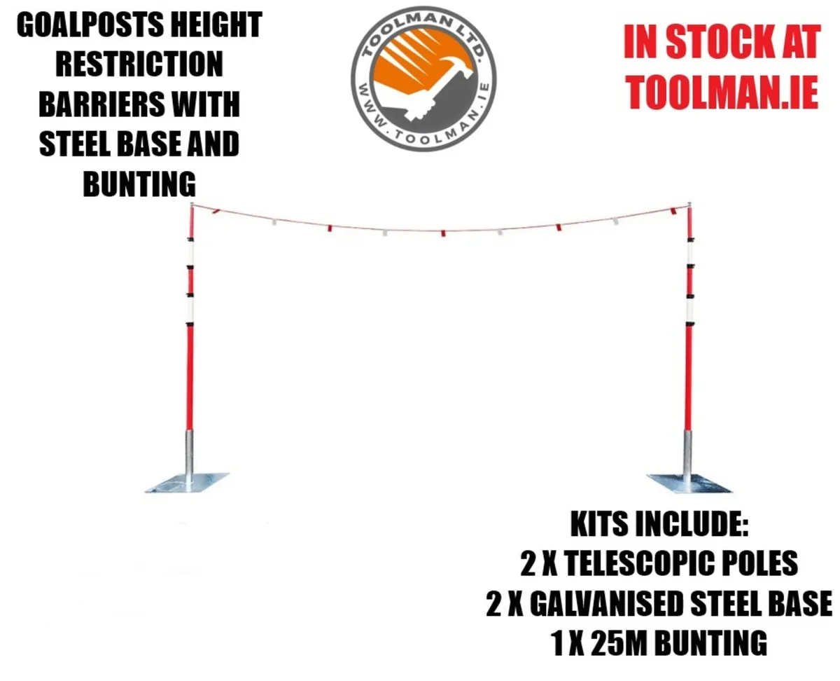 GOALPOSTS HEIGHT RESTRICTION BARRIERS - Image 1