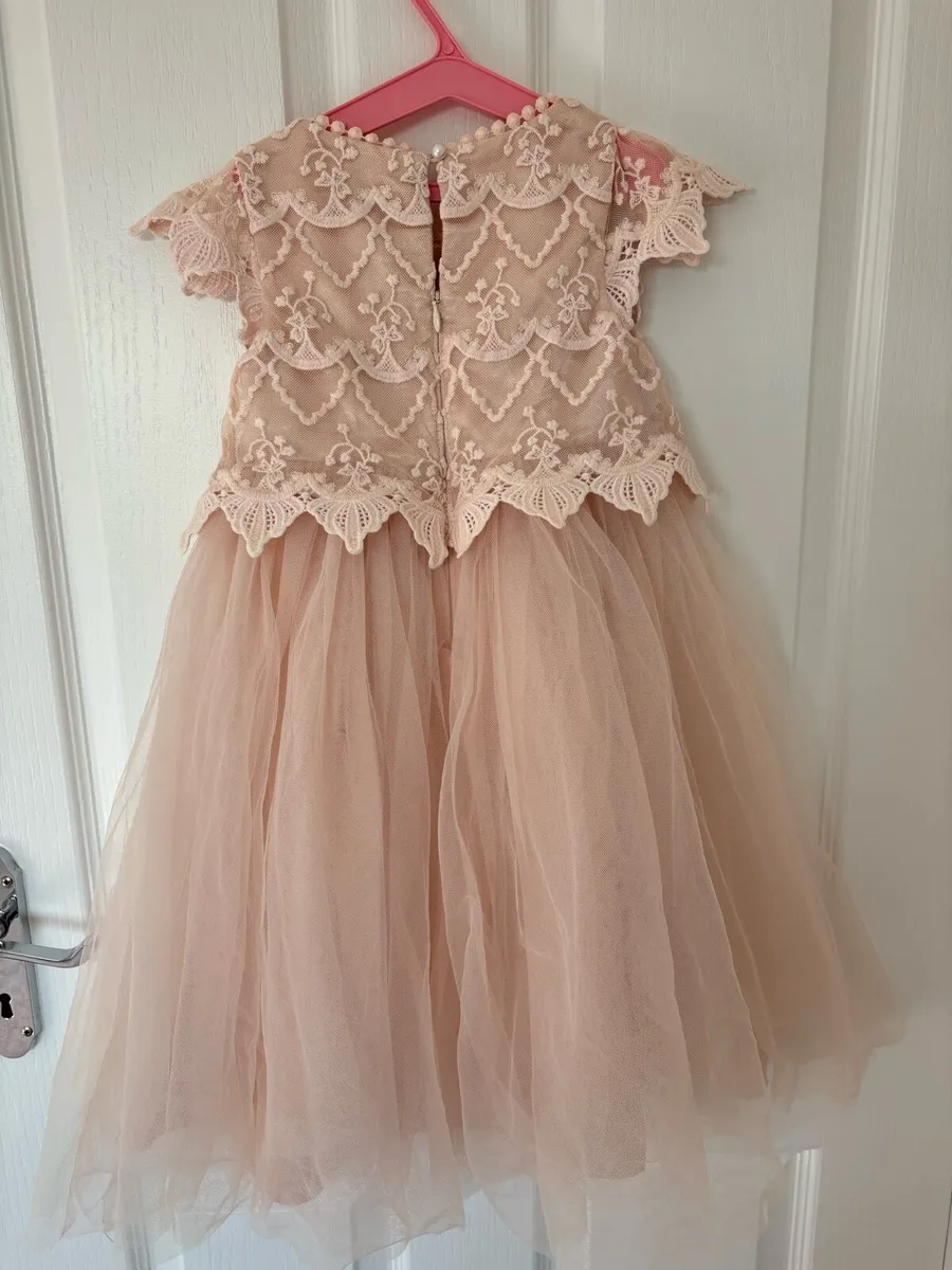 Angel & Rocket Pink Lucy Lace Dress - Image 3