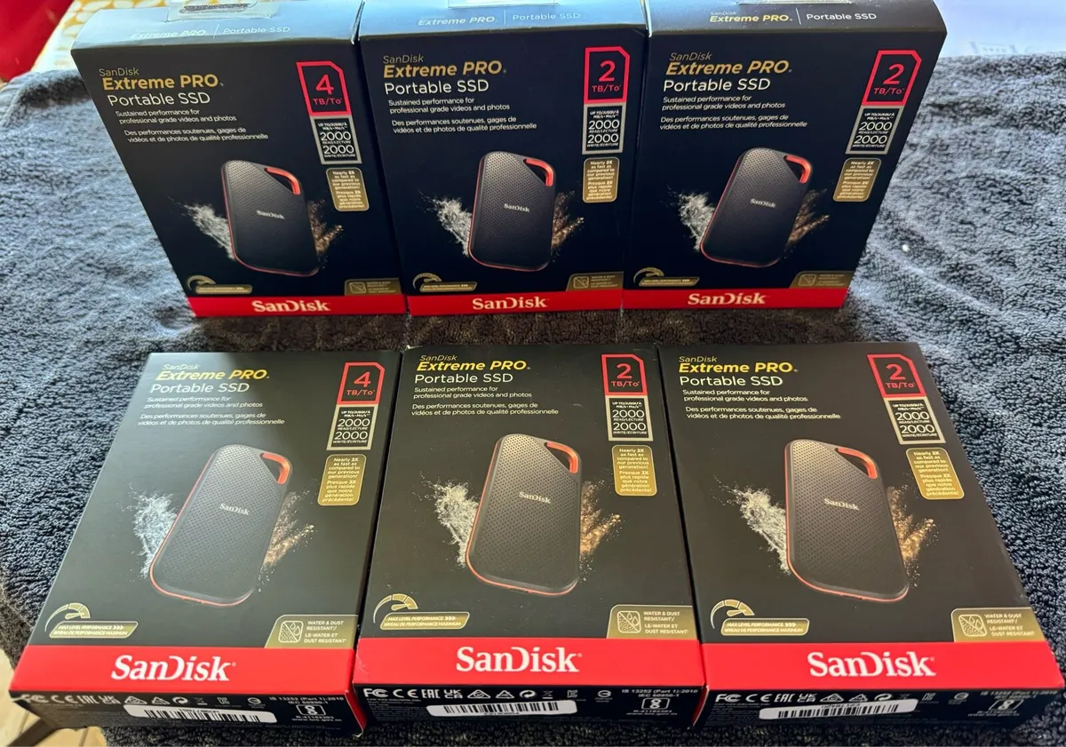 SanDisk Extreme SSD Portable Storage for sale in Co. Limerick for €500