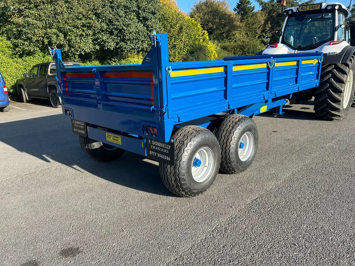 14ft/ 7ft6 Donnelly tipping trailer - Image 1