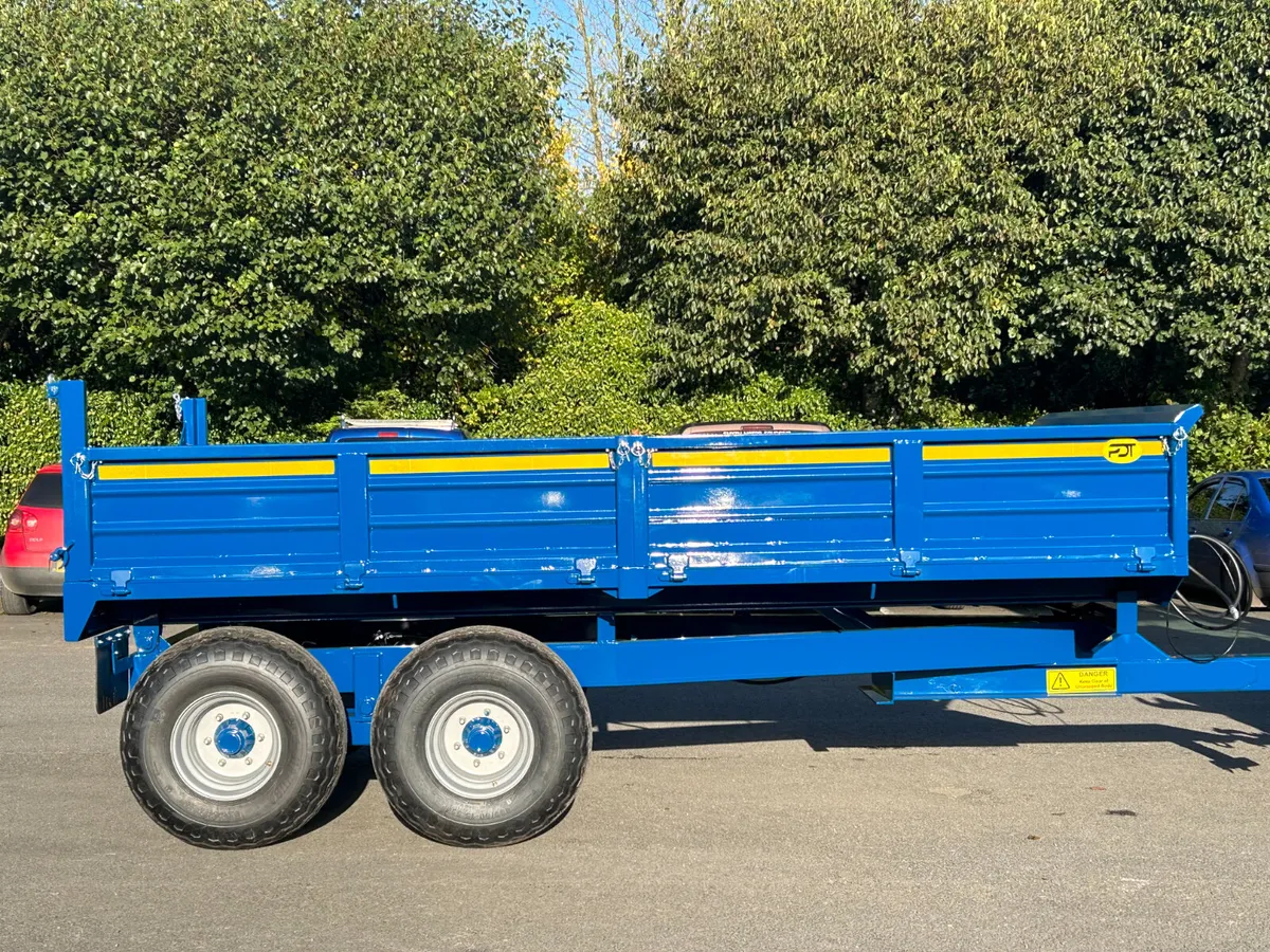 14ft/ 7ft6 Donnelly tipping trailer - Image 4