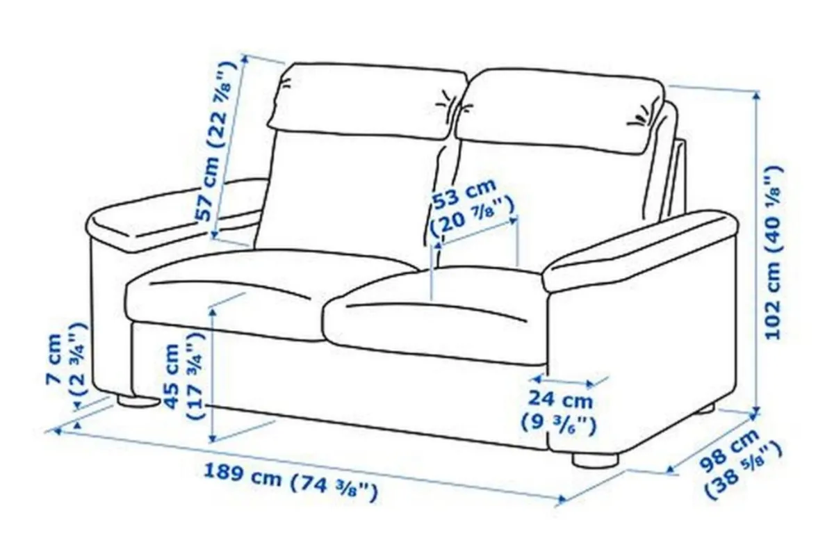 Sofa Bed + Footstool with Storage for sale in Co. Dublin for €500 on