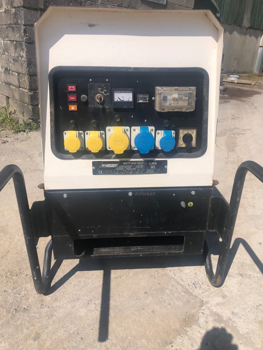 6 KVA diesel generator for sale in Co. Cork for €0 on DoneDeal
