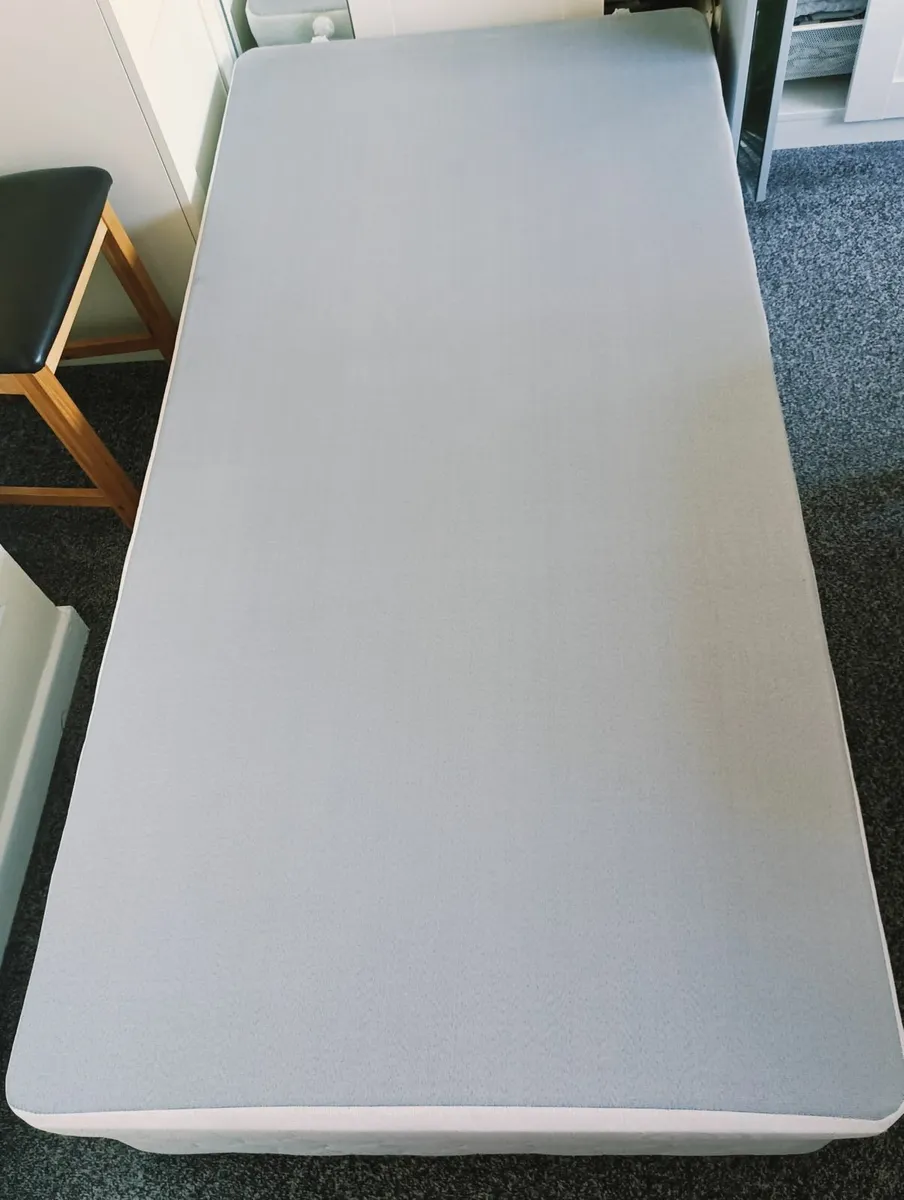 Single divan bed base and Headboard for sale in Co. Dublin for €55 on