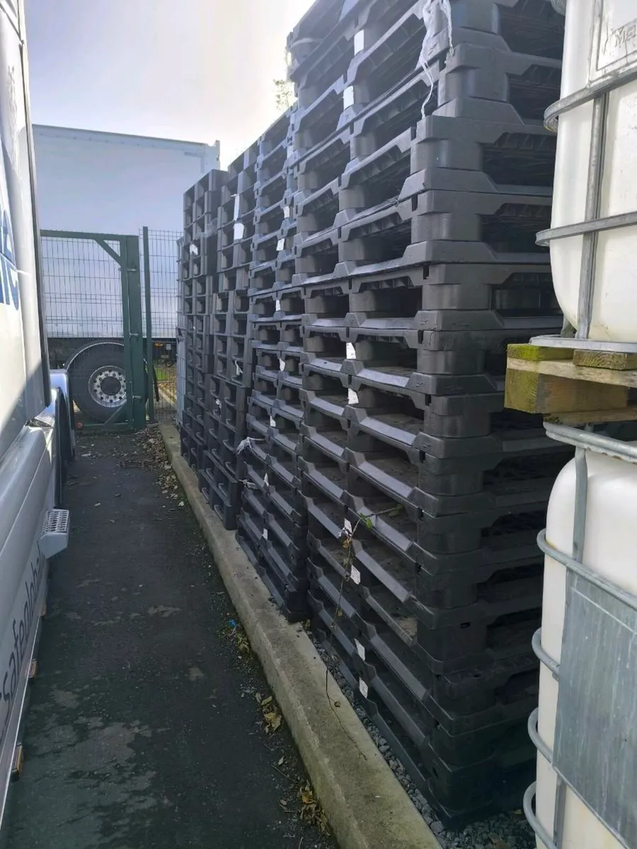 200 plastic pallets like new - Image 2