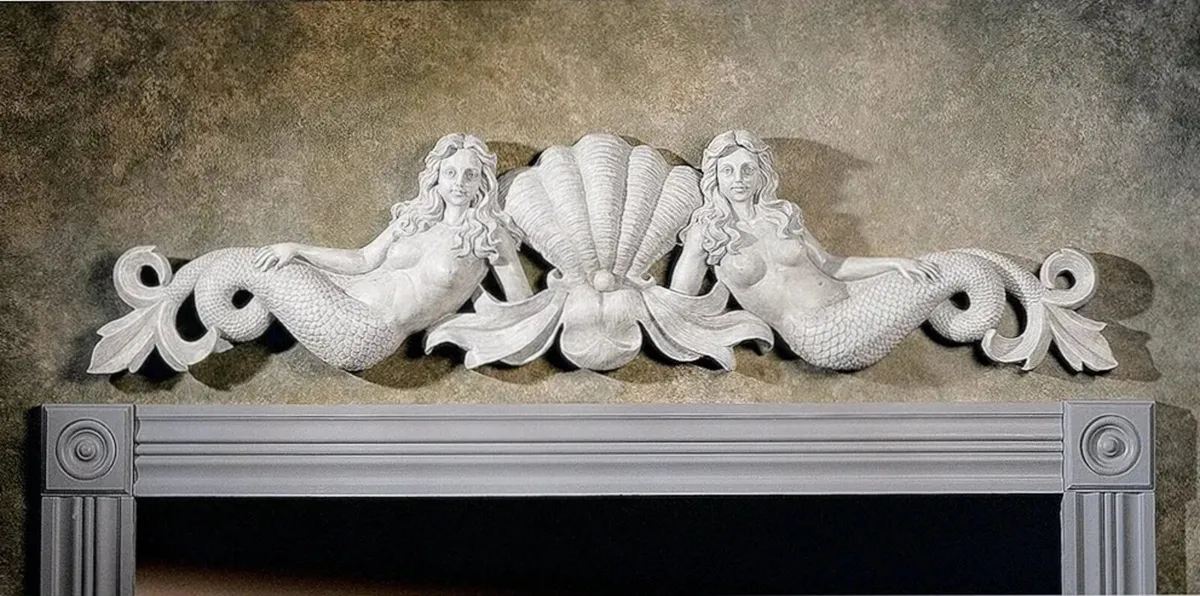 Design Toscano Mermaid  Over Door Sculpture - Image 3