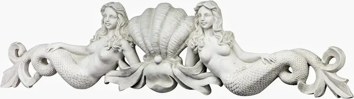 Design Toscano Mermaid  Over Door Sculpture - Image 3
