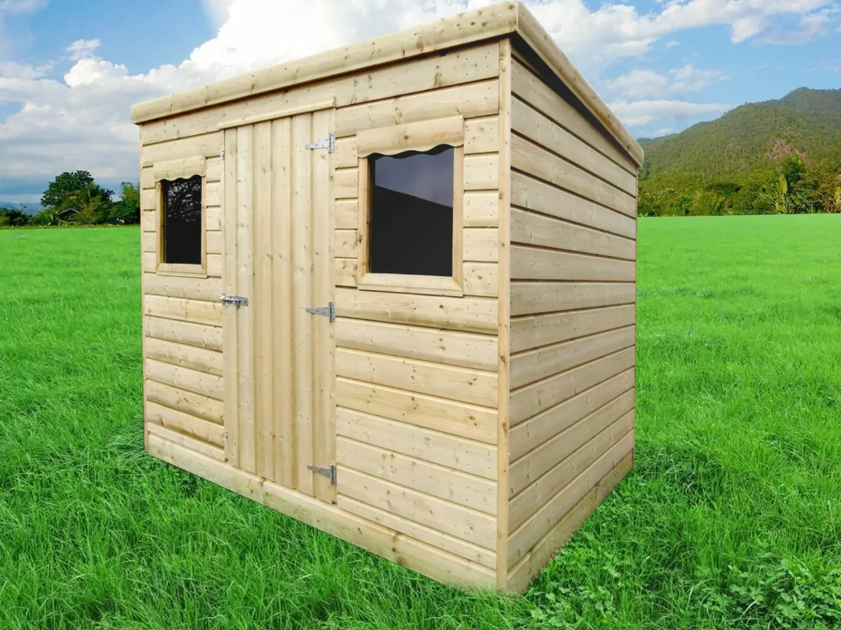 Wooden Cabin Shed - Image 1