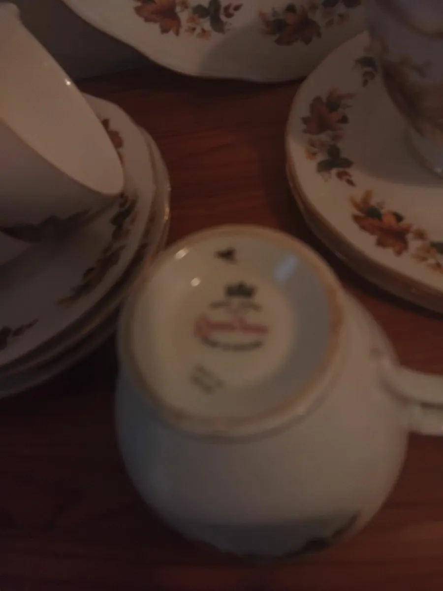 Queen Anne bone china tea set - Image 4