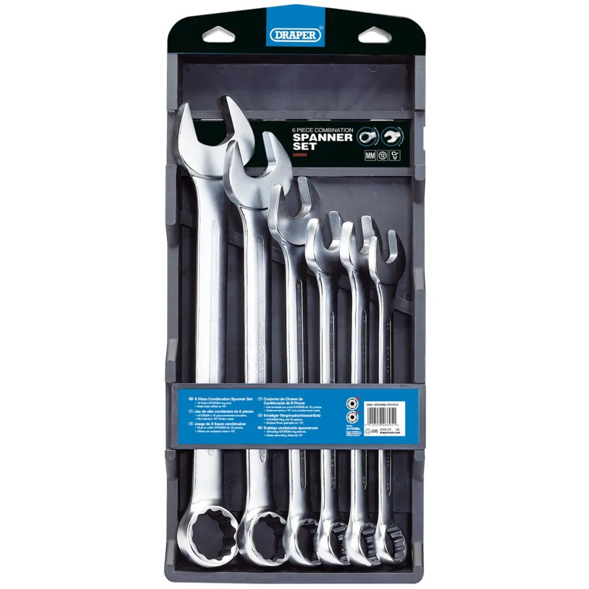 Draper Metric Jumbo Spanner Set - Image 1