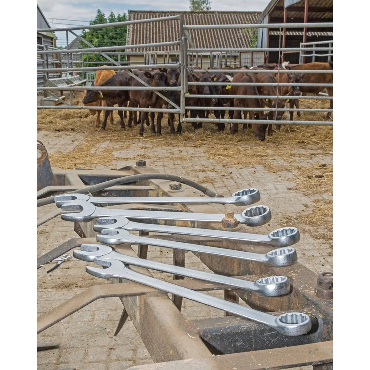 Draper Metric Jumbo Spanner Set - Image 2