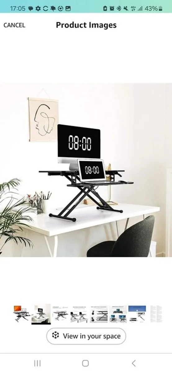 standing desk for sale in Co. Dublin for €50 on DoneDeal