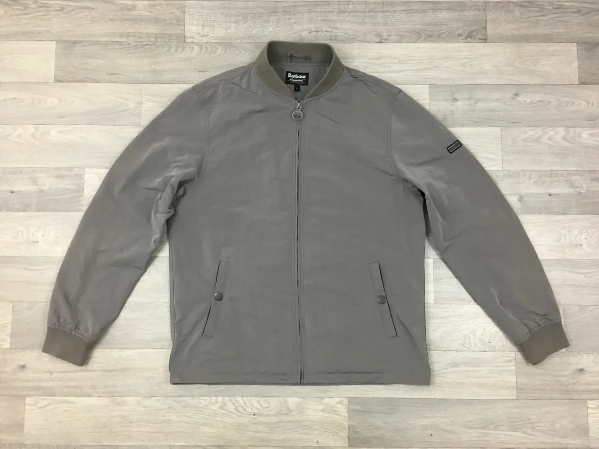 Barbour bomber jacket mens sale shop