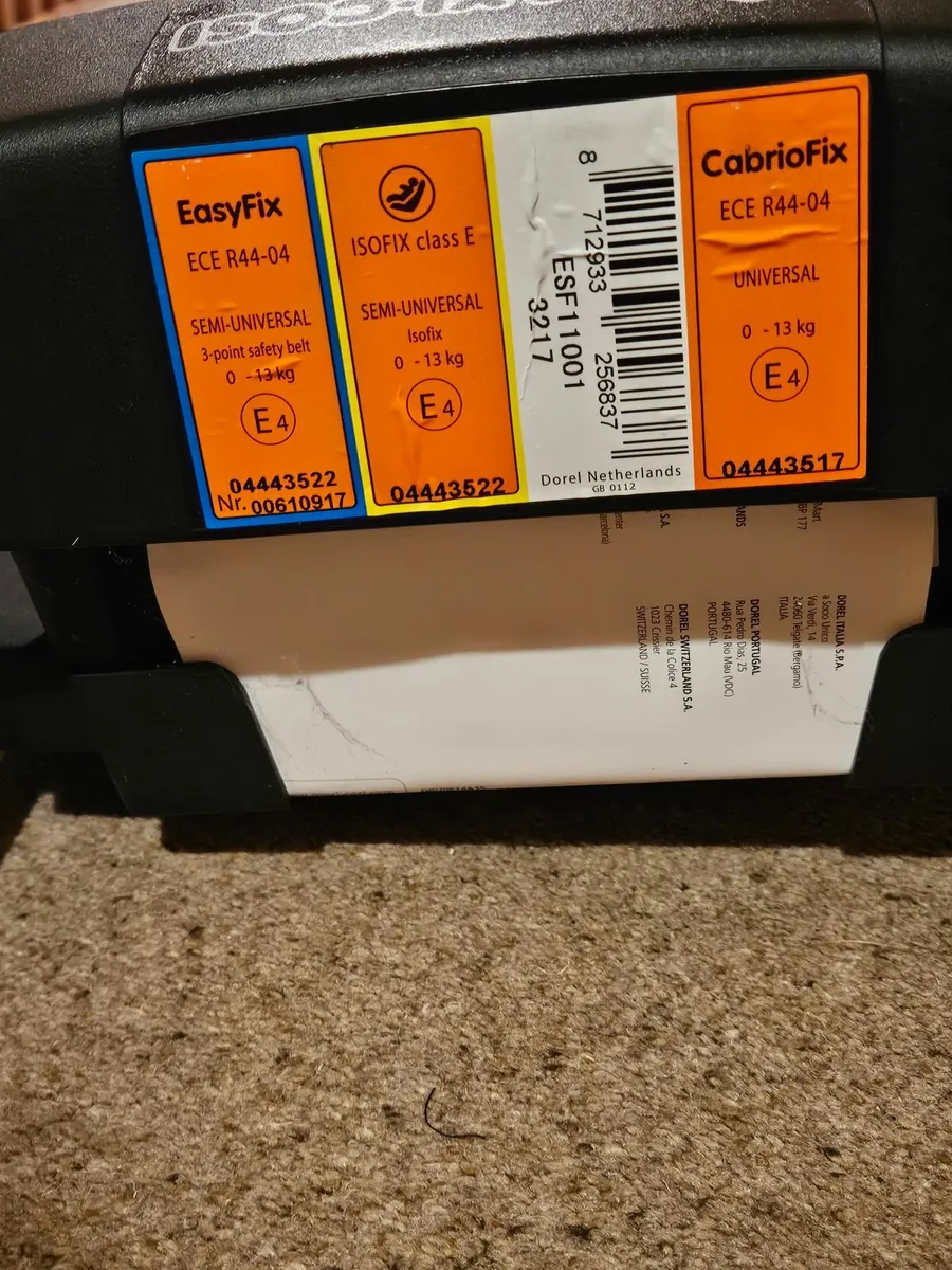 Maxi Cosi Easyfix Car Seat base for sale in Co. Galway for 40 on DoneDeal