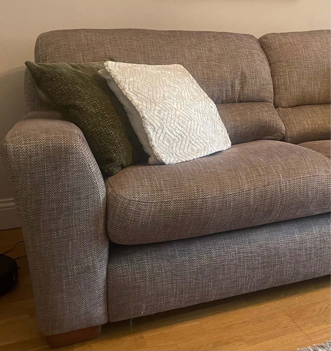 Sofa and cuddler armchair for sale in Co. Galway for €650 on DoneDeal