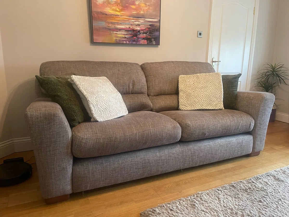 Sofa and cuddler armchair for sale in Co. Galway for €650 on DoneDeal