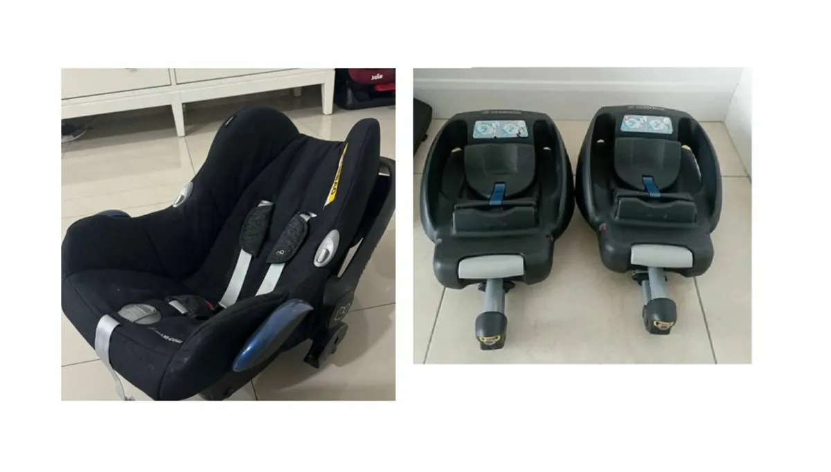 Maxi cosi baby car seat with TWO IsoFix Bases for sale in Co. Kerry for 65 on DoneDeal