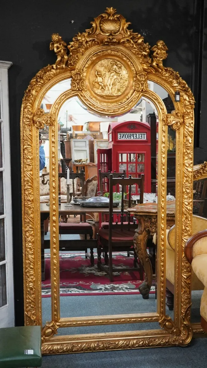 Stunning Ornate Gilded Mirror - Image 4