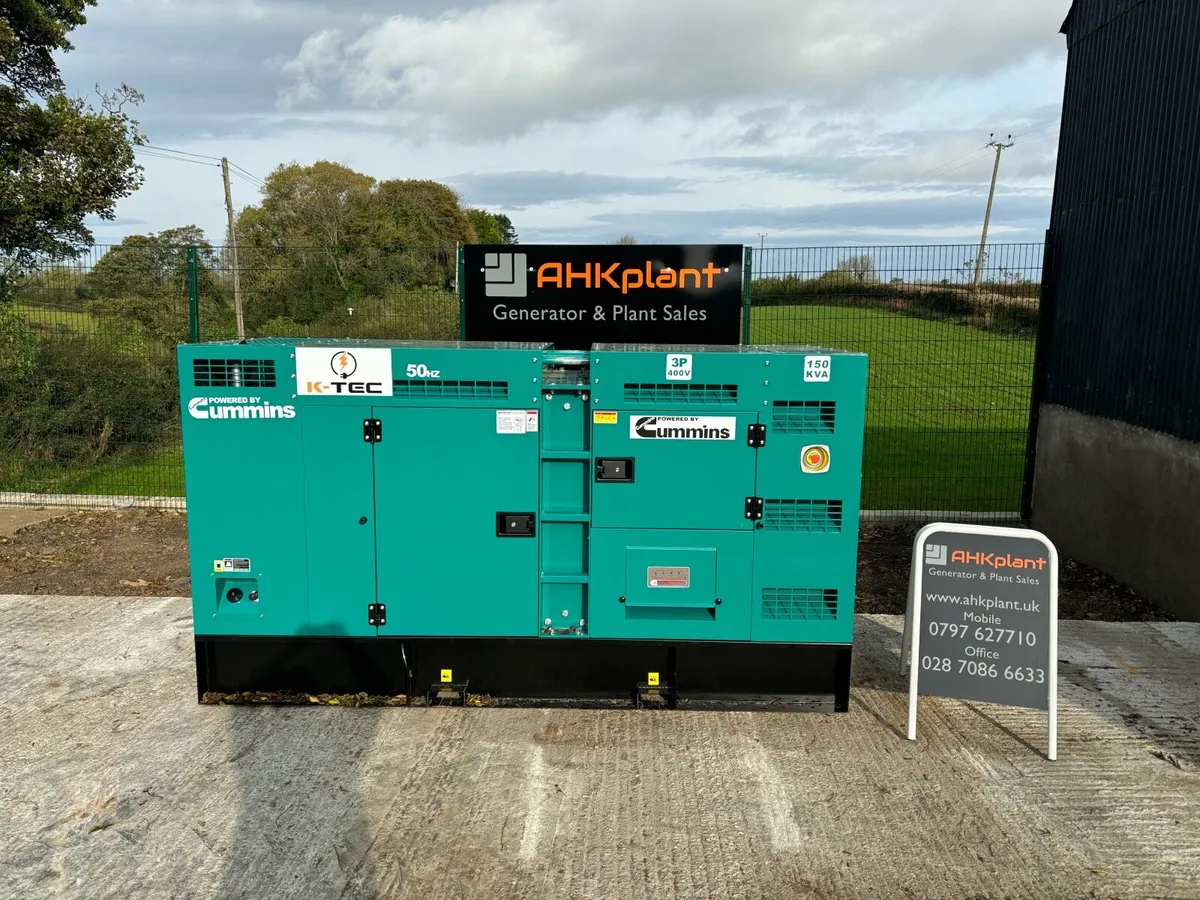Generator 150 KVA New 2024 AVR,Autostart CUMMINS E - Image 1