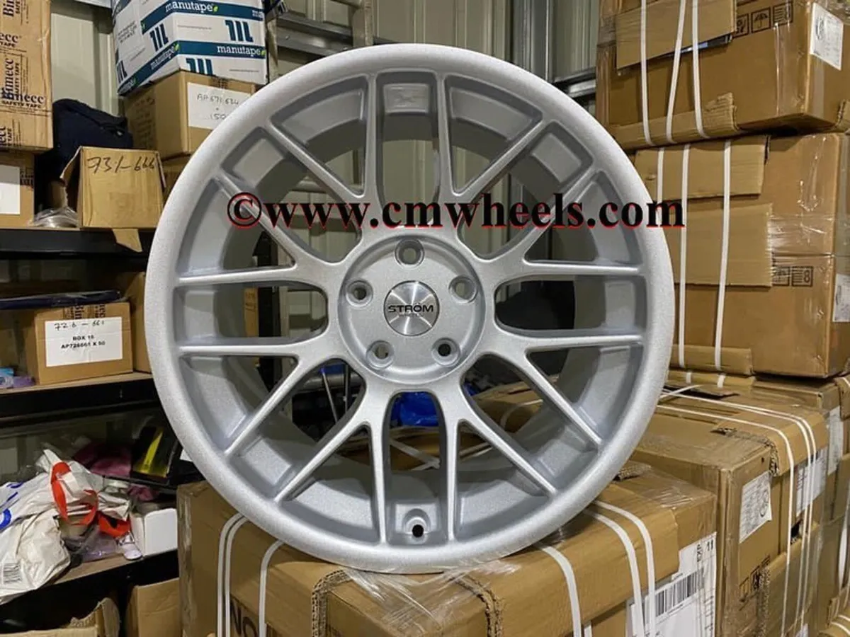 18" Inch Strom Style BMW Alloys 5x120 E46 M3 E60 - Image 4