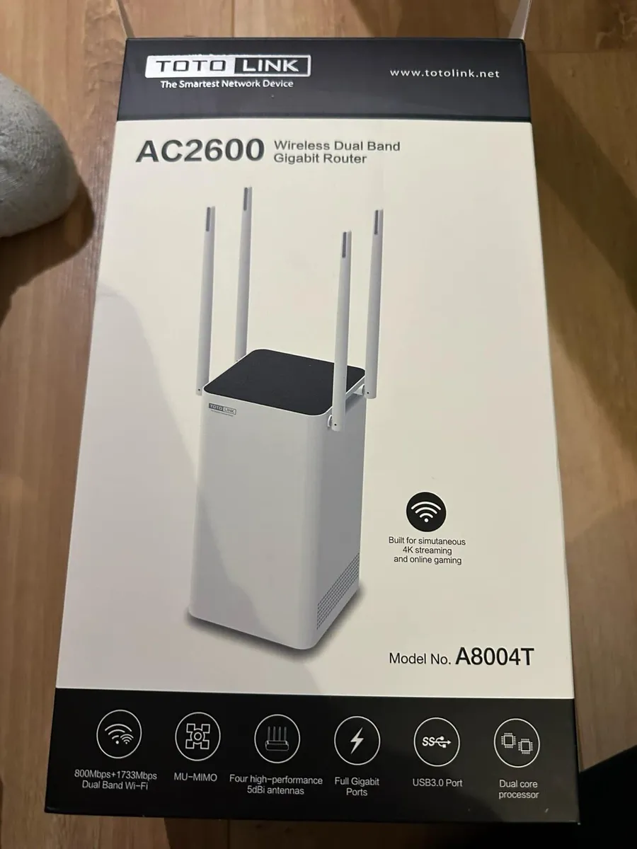 Toto Link AC2600 Wireless Dual Band Gigabit Router - Image 1