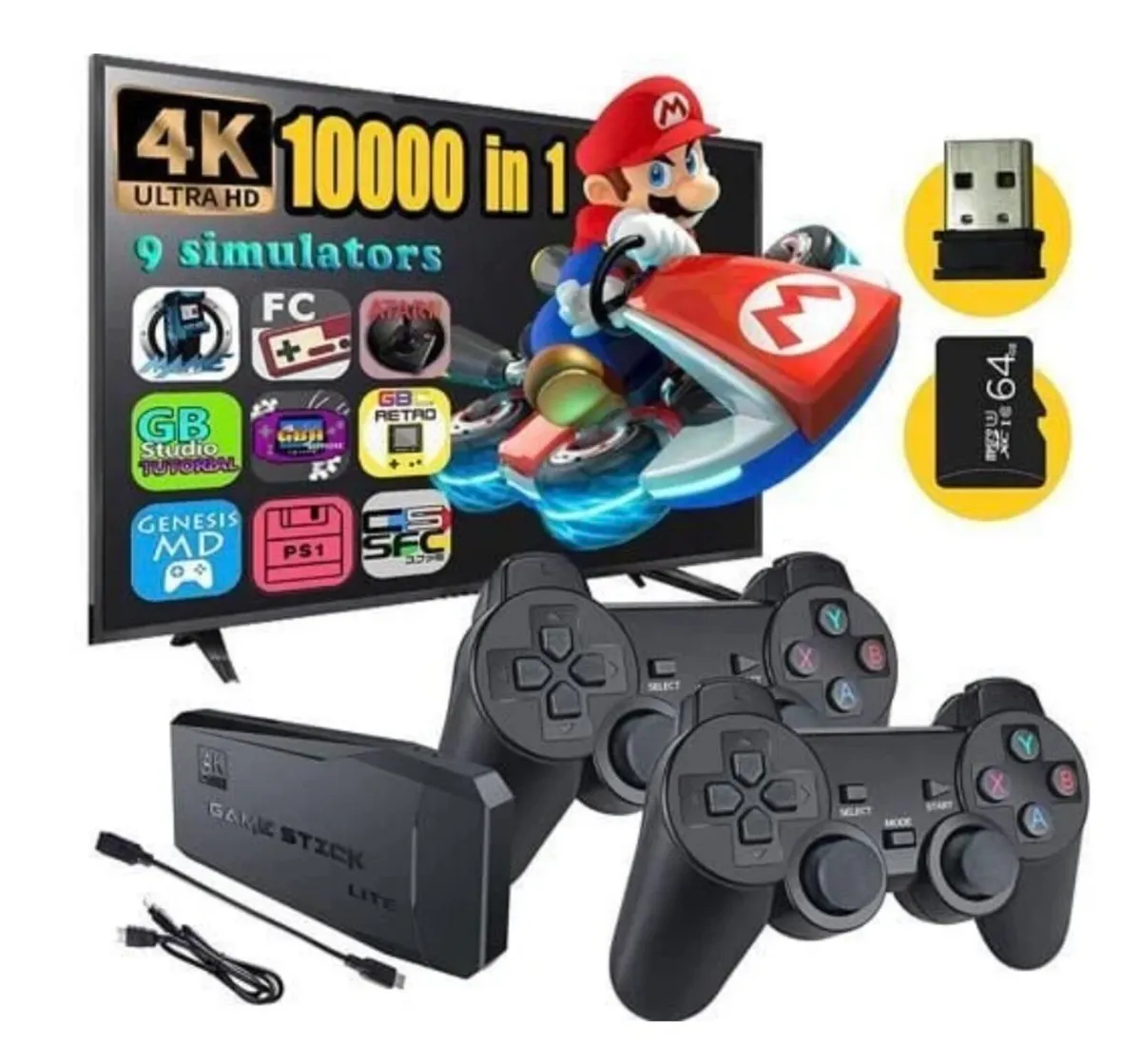 ** Superb Gift, Retro Games Console,Plug & Play ** - Image 4