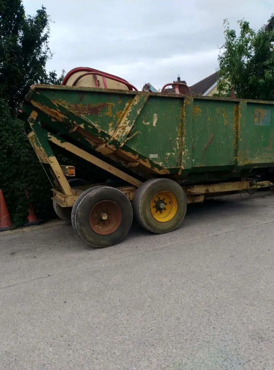 Tipping trailer high tip twin axle - Image 4