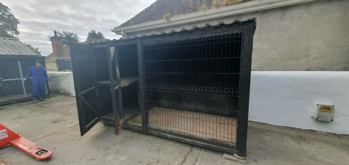 Dog kennels done deal best sale